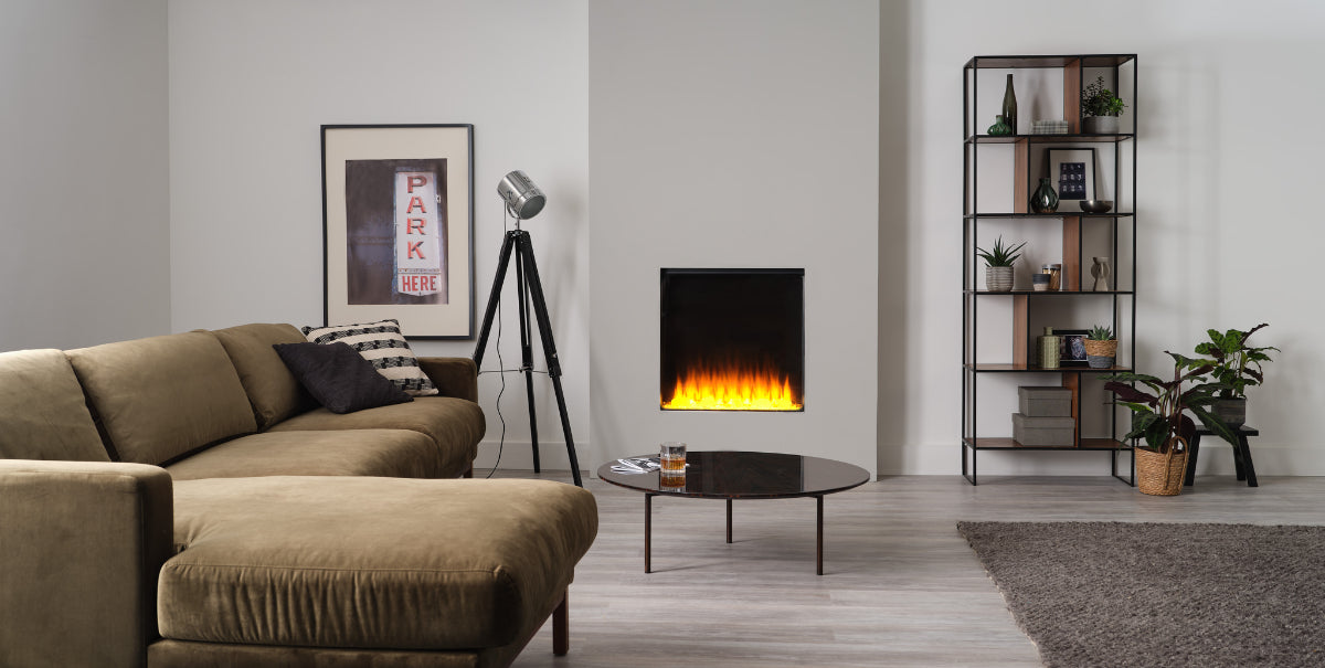 New Forest 650SQ Electric Fire with deluxe Real Logs image 1