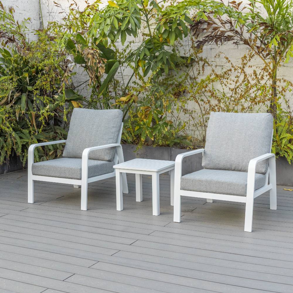 Bondi 3 Piece Lounge - White image 2