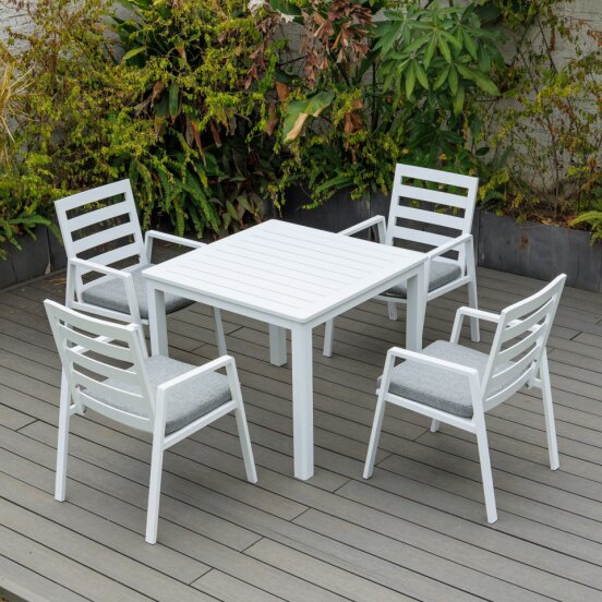 Bondi 5-Piece Dining - White image 2
