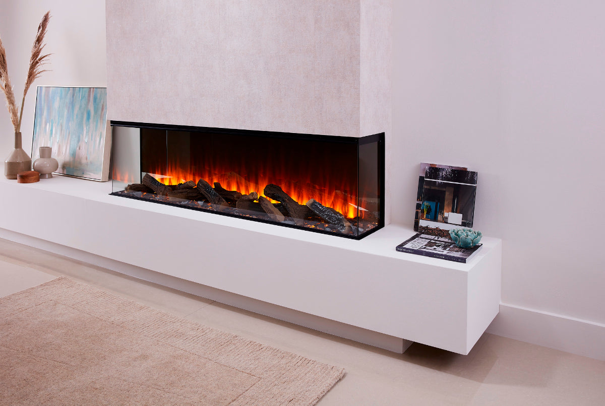New Forest 1600 Electric Fire with Deluxe Real Logs image 6