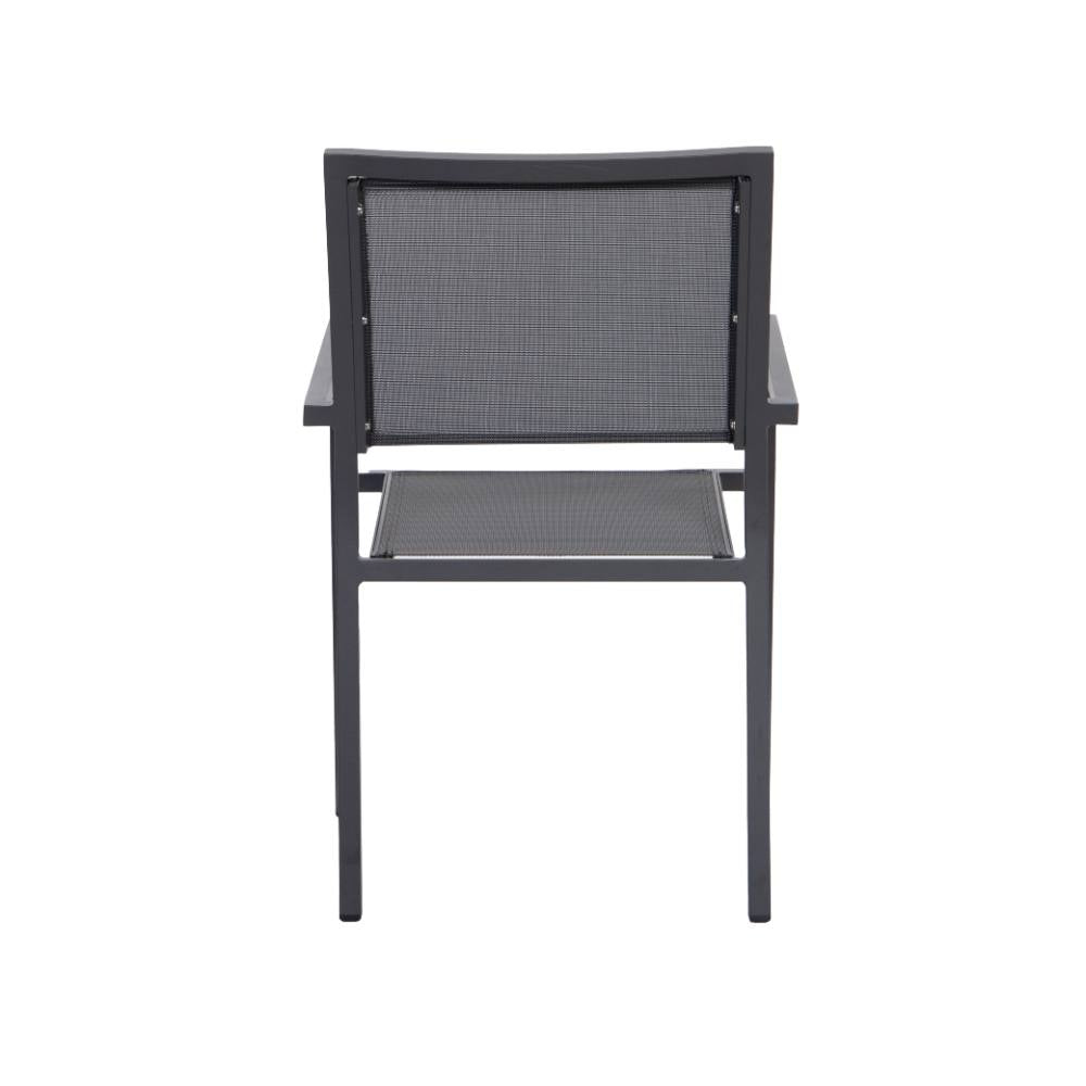 Noosa Sling Dining Chair - Gunmetal image 1
