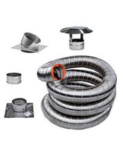 6" VORTEX Inbuilt Wood Heater Chimney Kit - 5m image 0