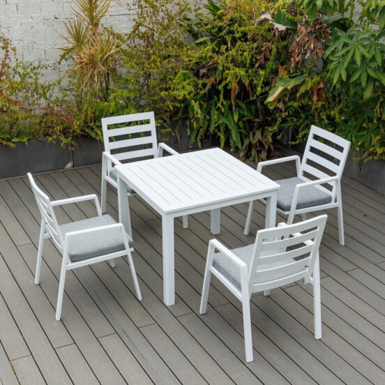 Bondi 5-Piece Dining - White image 4
