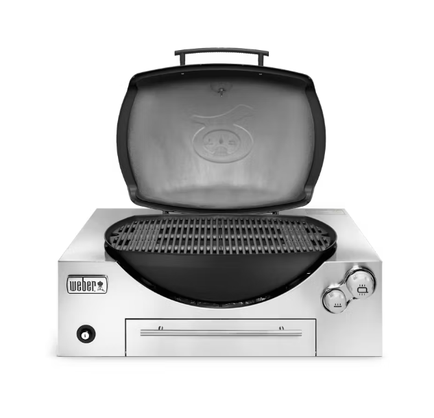 Weber Built-in Q Premium (Q3600 - Classic 2nd Gen) Gas BBQ Black (LPG) image 1