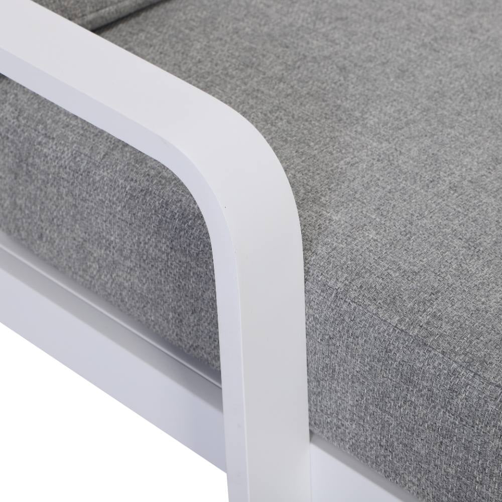 Bondi Sun Lounge with Cushion - White image 20