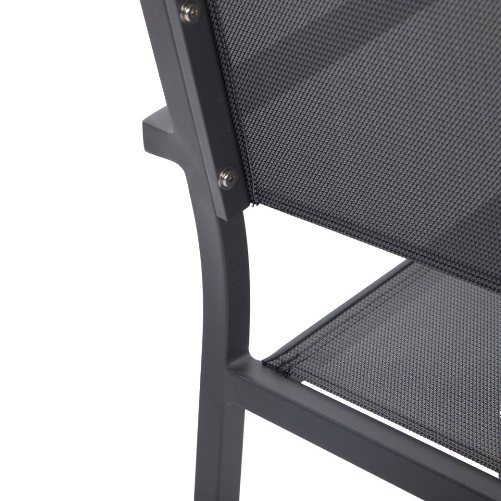 Noosa Sling Dining Chair - Gunmetal image 2
