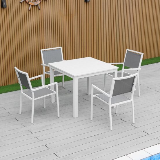 Noosa 5 Piece Dining - White image 0