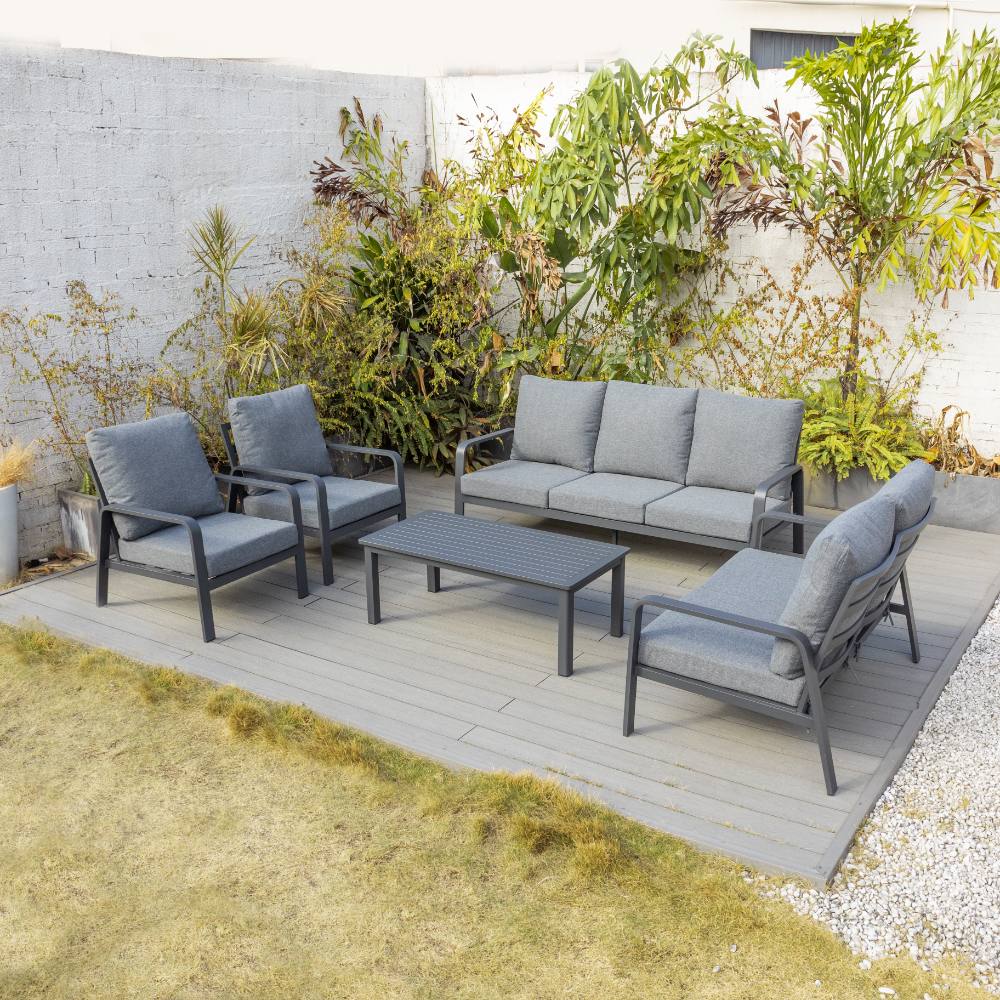 Bondi 5 Piece Lounge - Gunmetal image 13