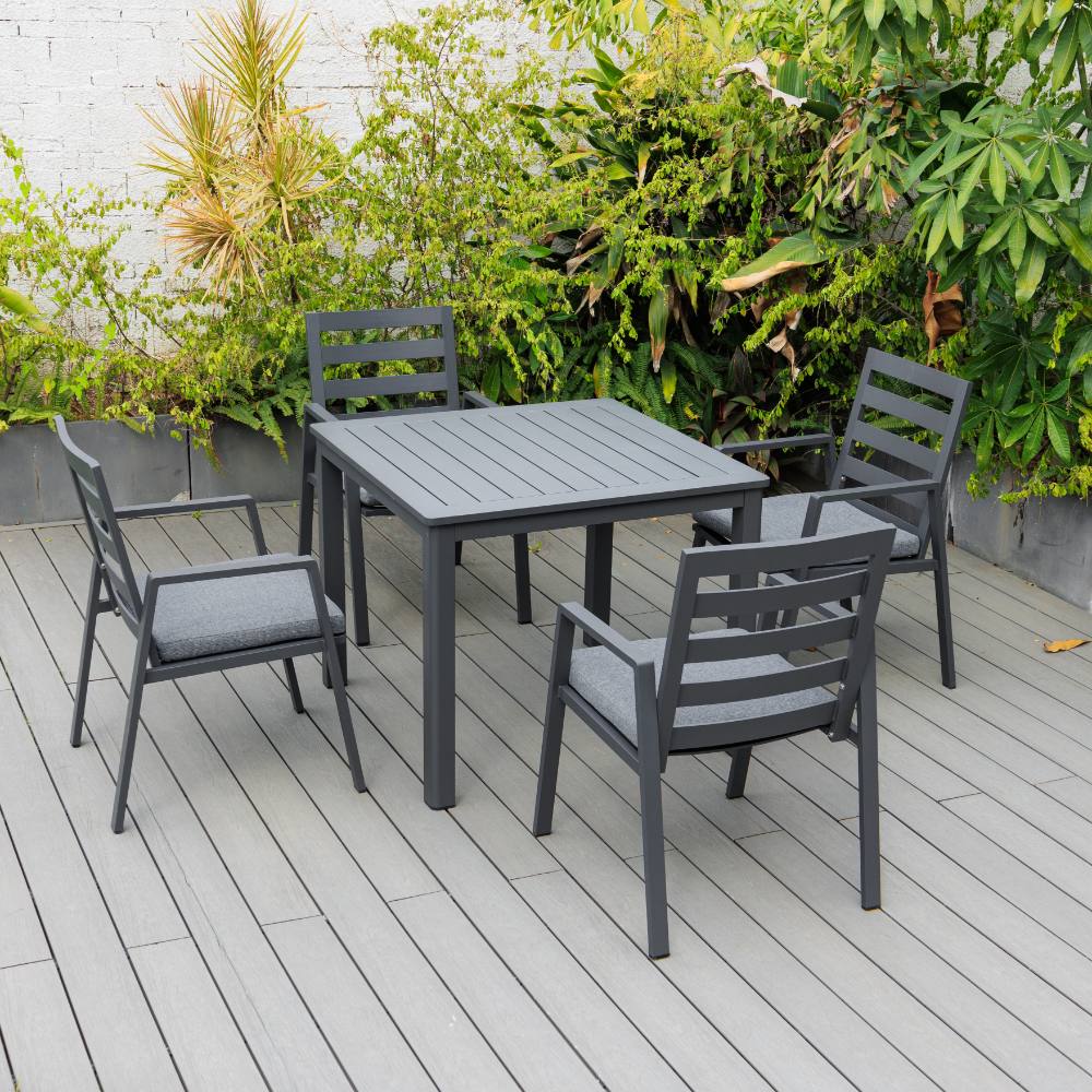 Bondi 5 Piece Dining - Gunmetal image 7