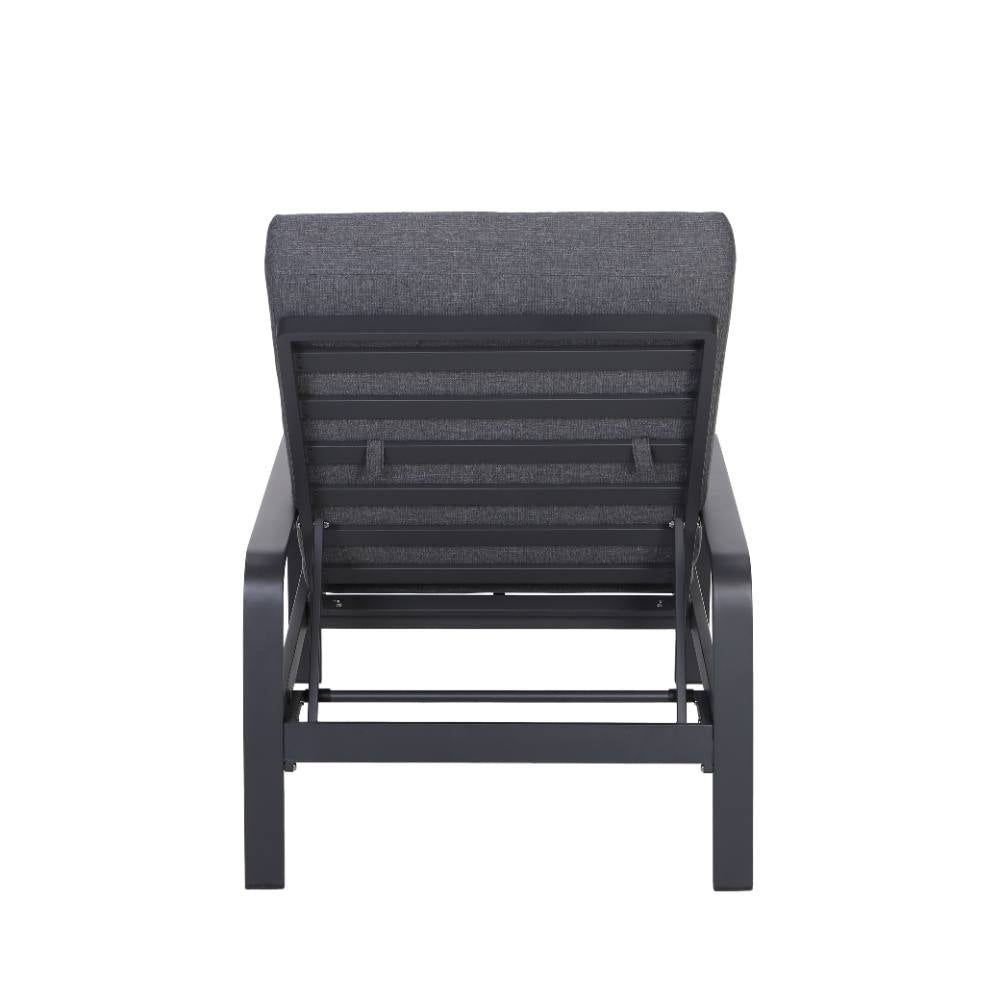 Bondi Sun Lounge with Cushion - Gunmetal image 5