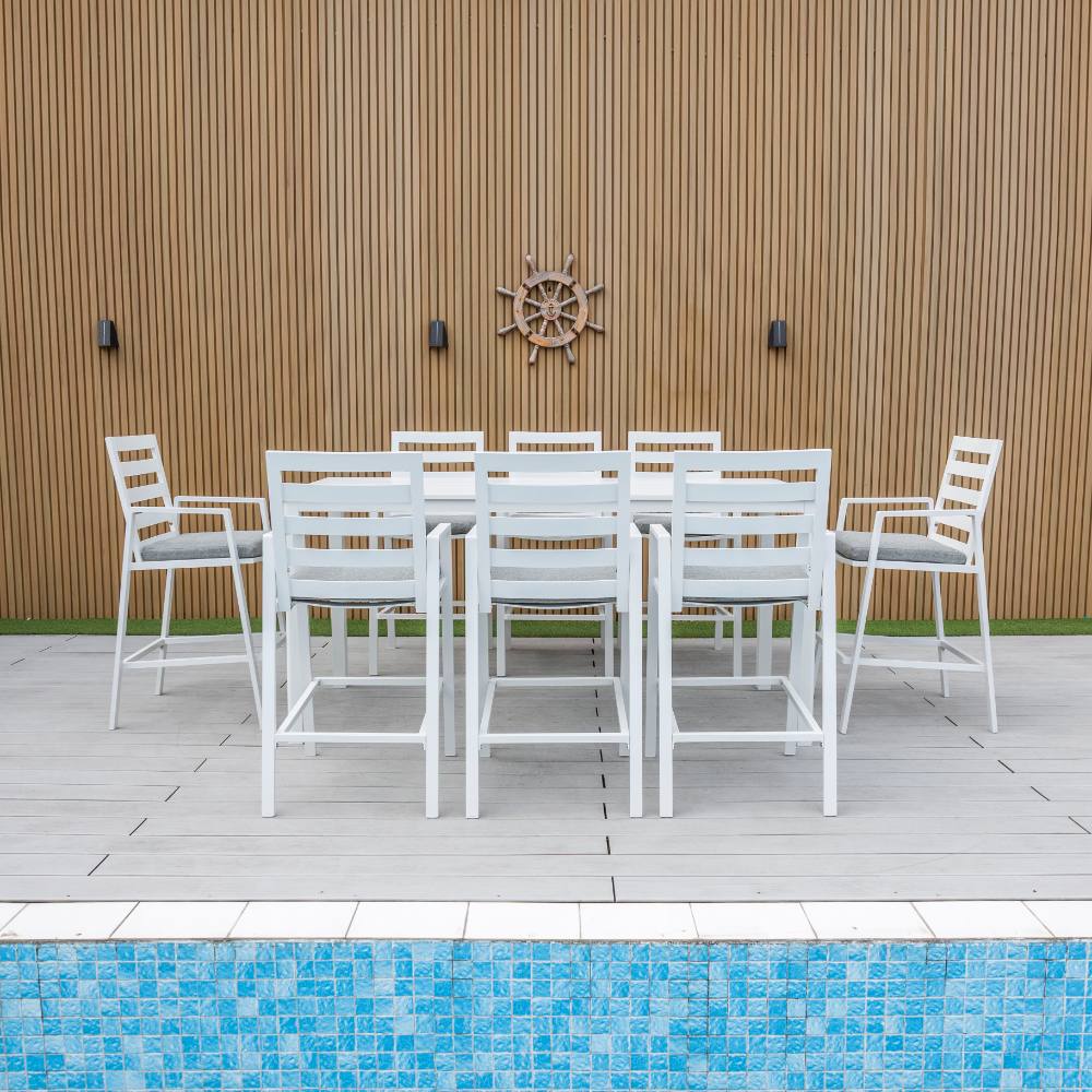 Bondi 7 Piece Bar (210/93) - White image 9