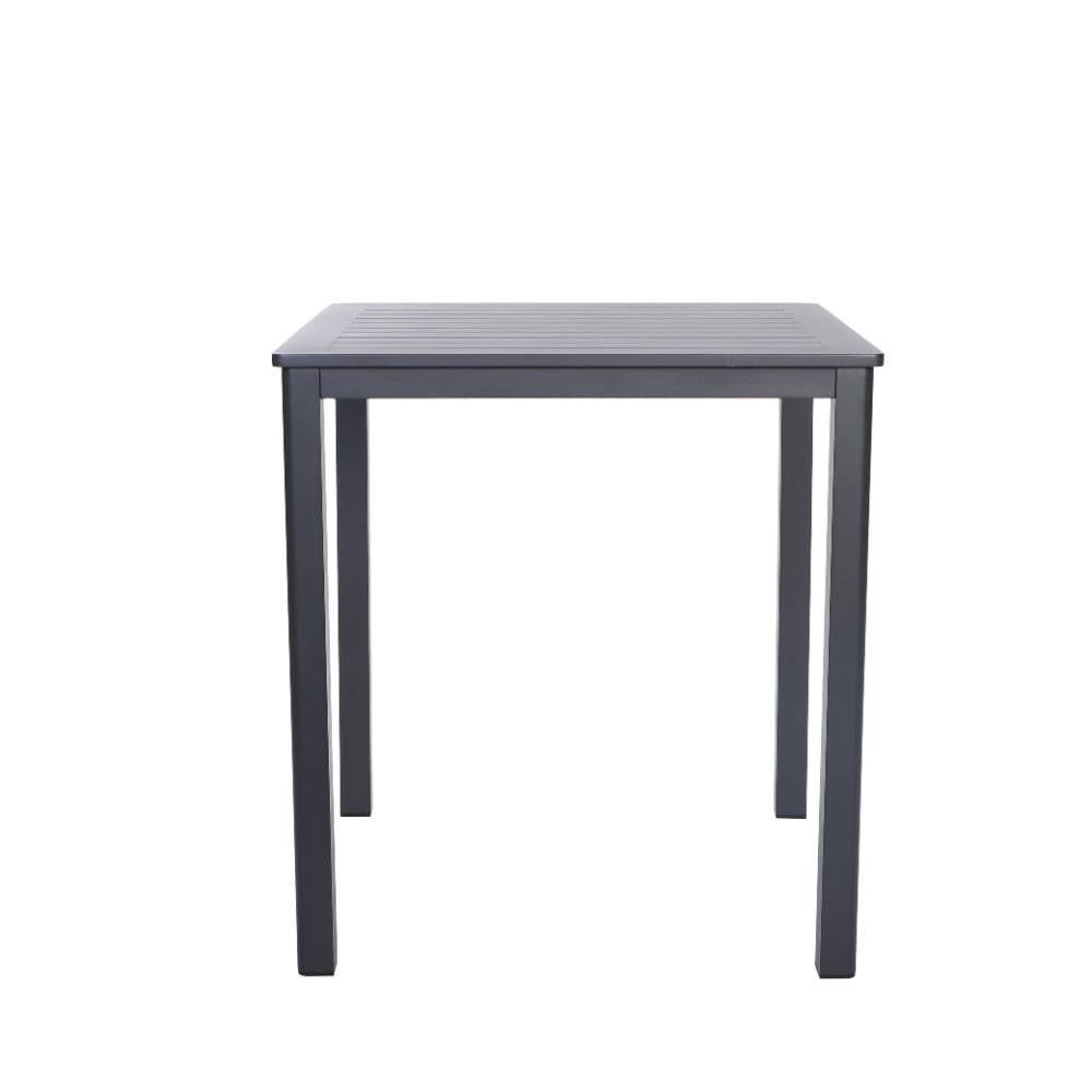 Bondi Bar Table 93cm Square - Gunmetal image 0