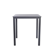 Bondi Bar Table 93cm Square - Gunmetal image 0