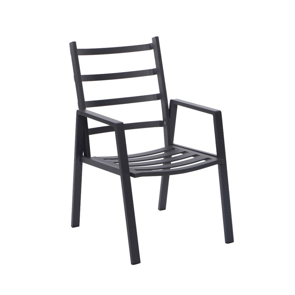 Bondi High Back Dining Chair - Gunmetal image 2