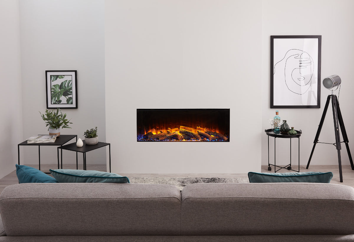 New Forest 1200 Electric Fire with Real Logs image 1