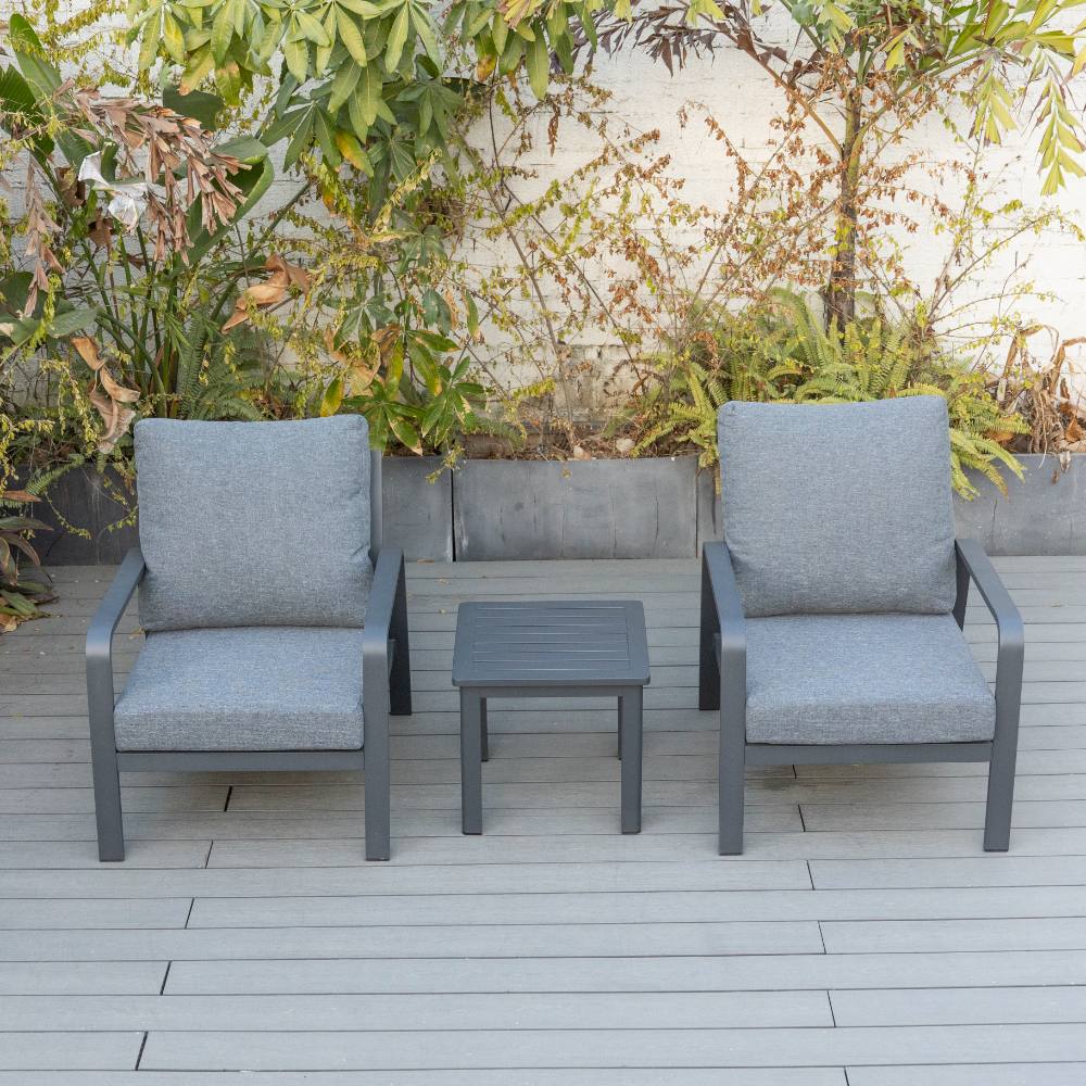 Bondi 3 Piece Lounge - Gunmetal image 9
