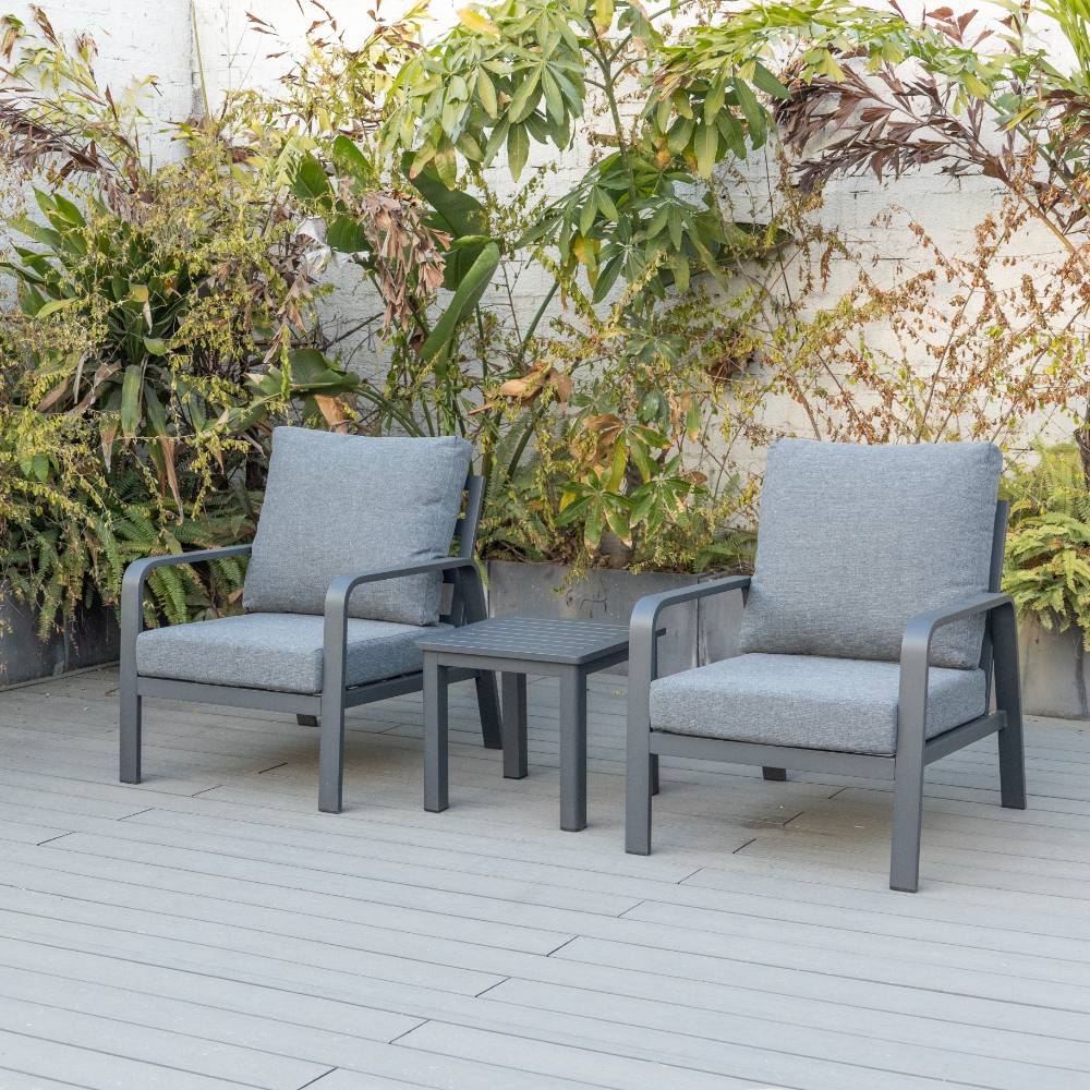 Bondi 3 Piece Lounge - Gunmetal image 10