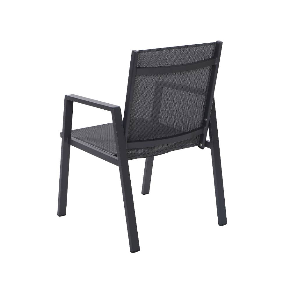 Bondi Sling 9 Piece Dining - Gunmetal image 10