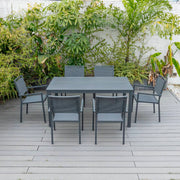 Noosa 7 Piece Dining (160/93) - Gunmetal image 0