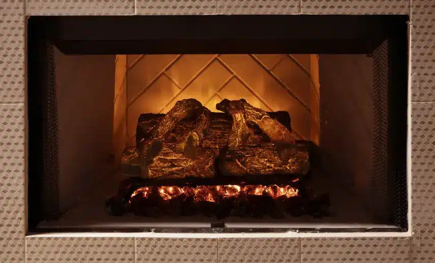 Modern Flame Sunset Charred Oak Log Set image 1