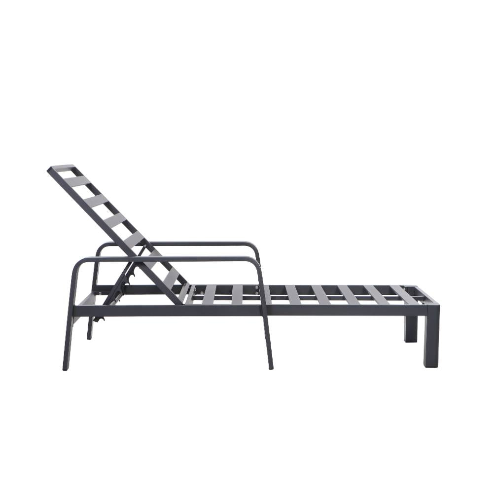 Bondi Sun Lounge with Cushion - Gunmetal image 30