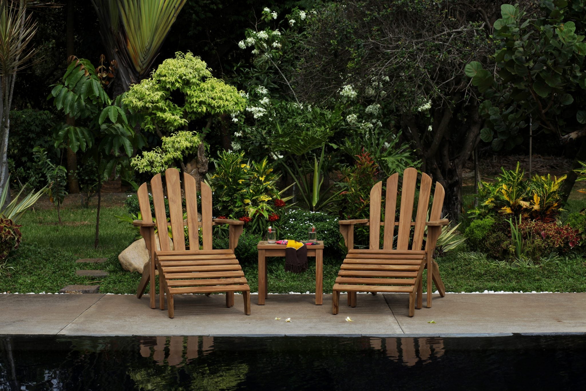 Adirondack Chair With Stool image 3