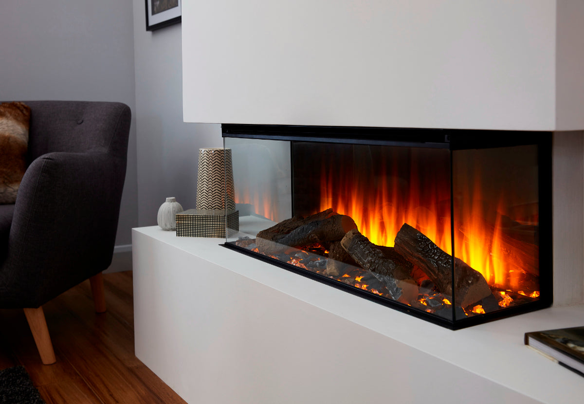 New Forest 870 Electric Fire with Real Logs image 3