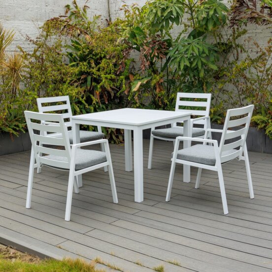 Bondi 5-Piece Dining - White image 1