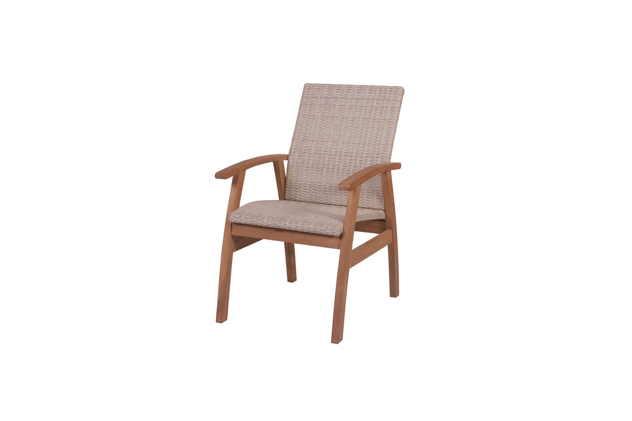 Flinders Wicker Arm Chair - White Wicker image 0