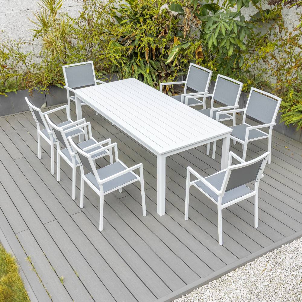 Noosa 9 Piece Dining - White image 3
