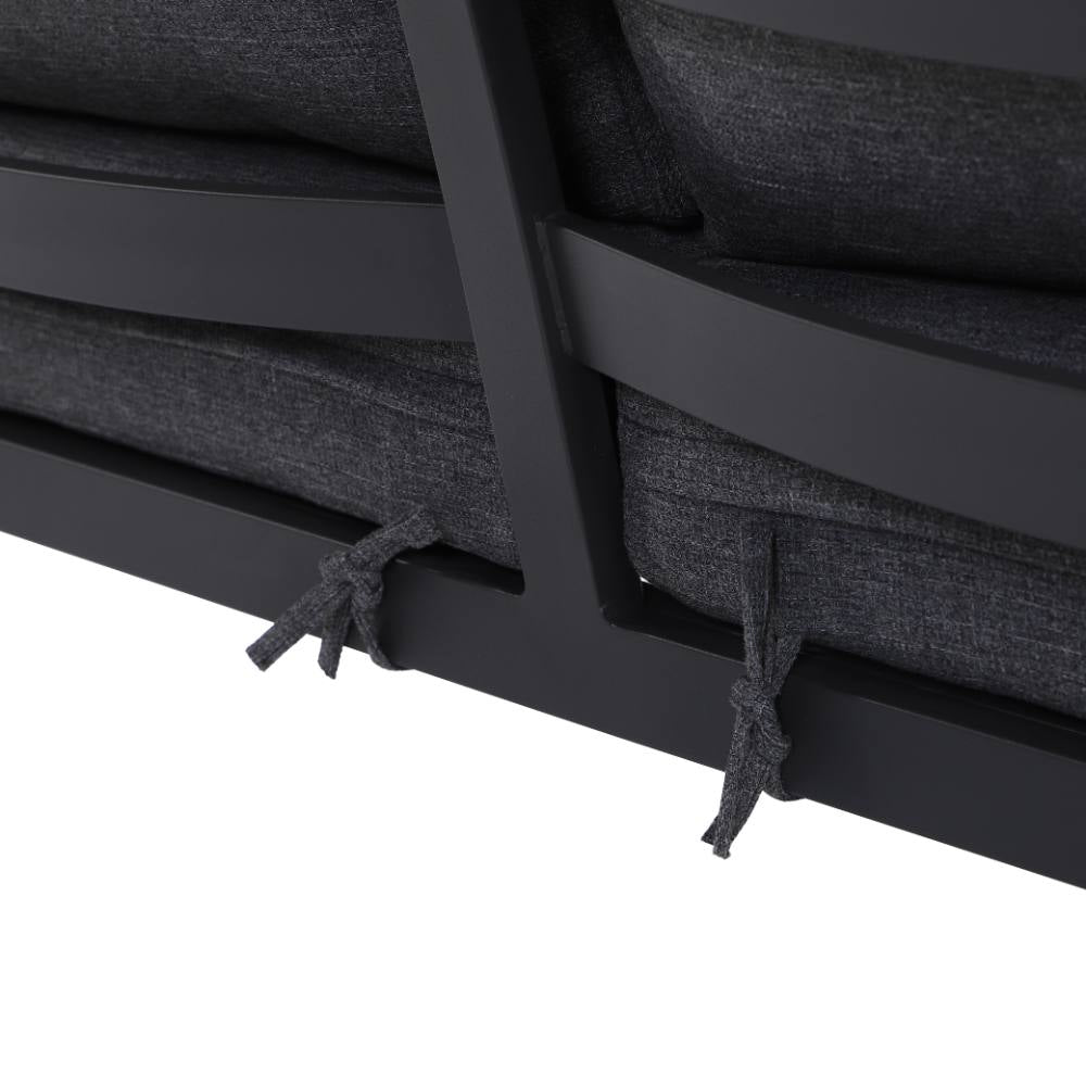 Bondi Double Lounge - Gunmetal image 5