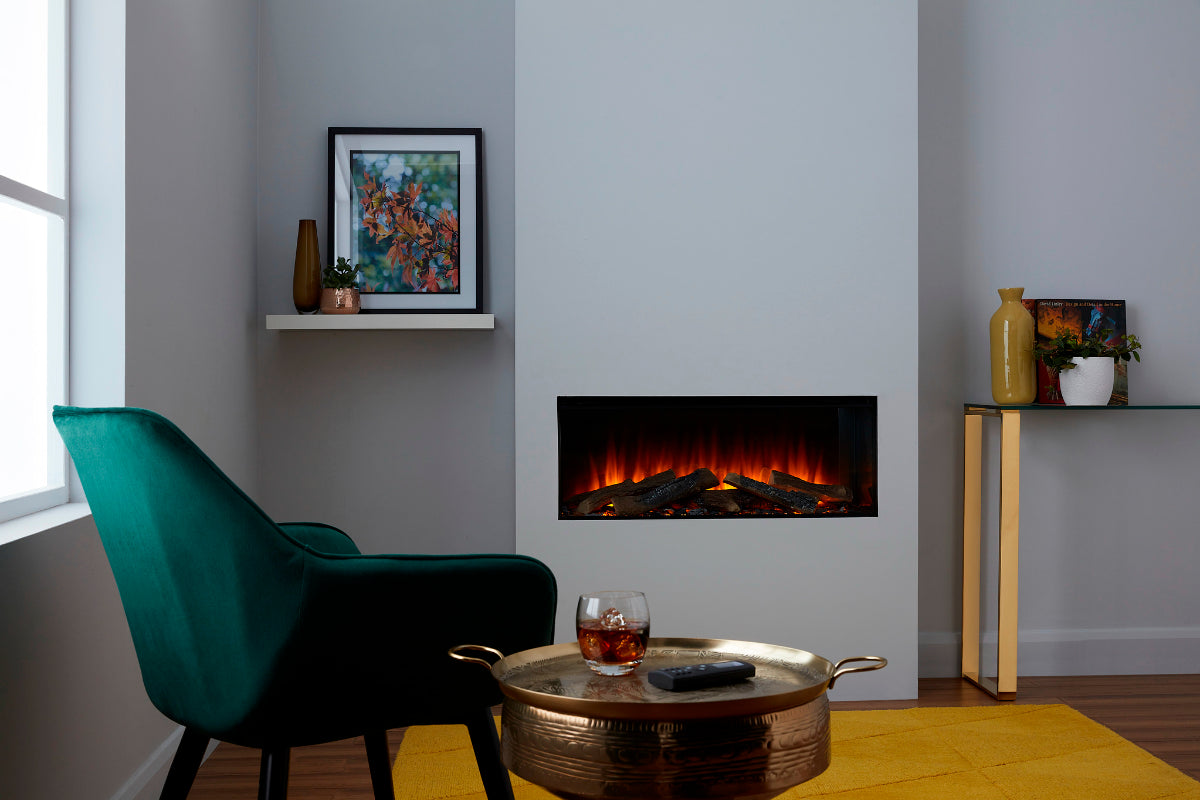 New Forest 870 Electric Fire with Real Logs image 0