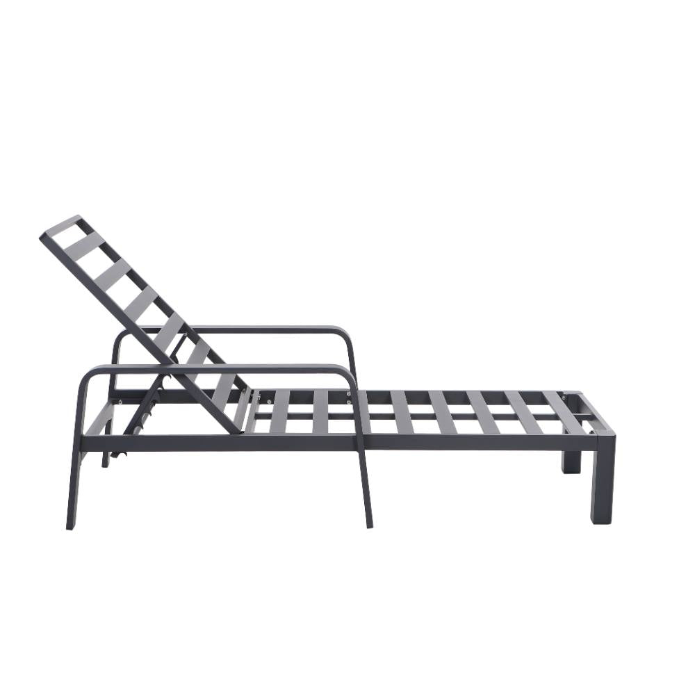 Bondi Sun Lounge with Cushion - Gunmetal image 29