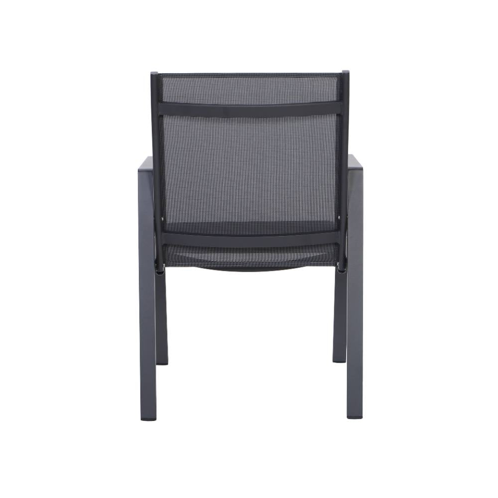 Bondi Sling Dining Chair - Gunmetal image 1