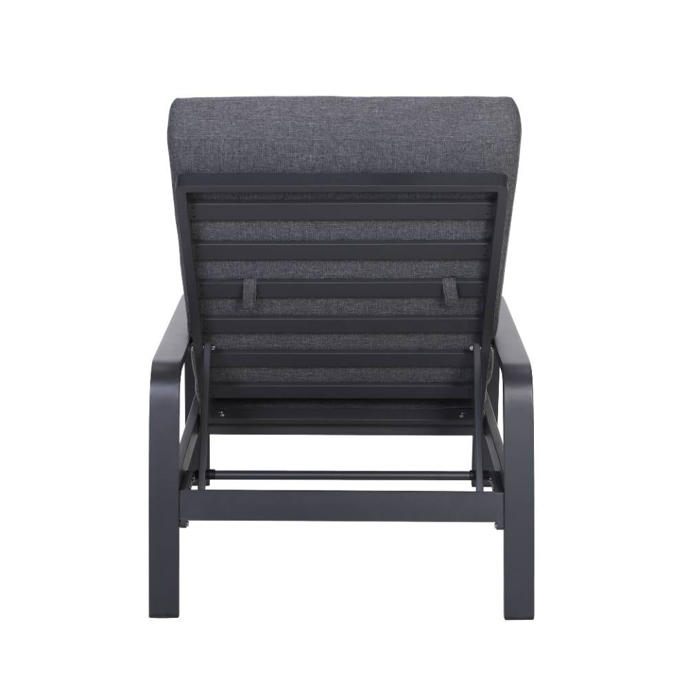 Bondi Sun Lounge with Cushion - Gunmetal image 23