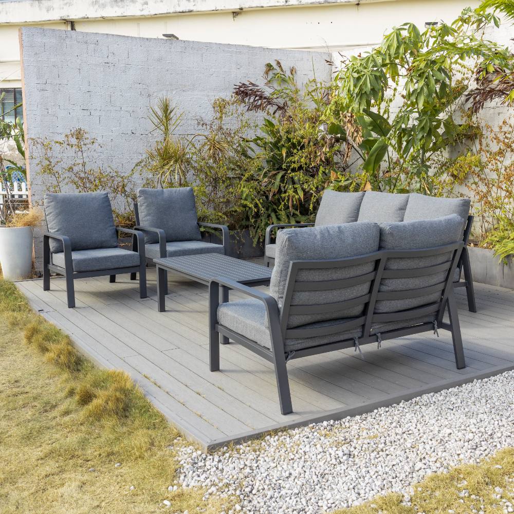 Bondi 5 Piece Lounge - Gunmetal image 11
