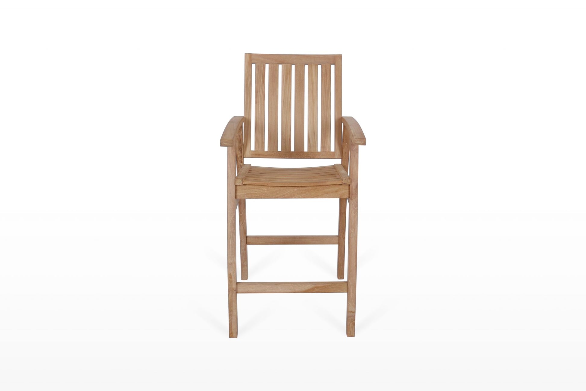 Flinders Teak Timber Bar Chair image 1