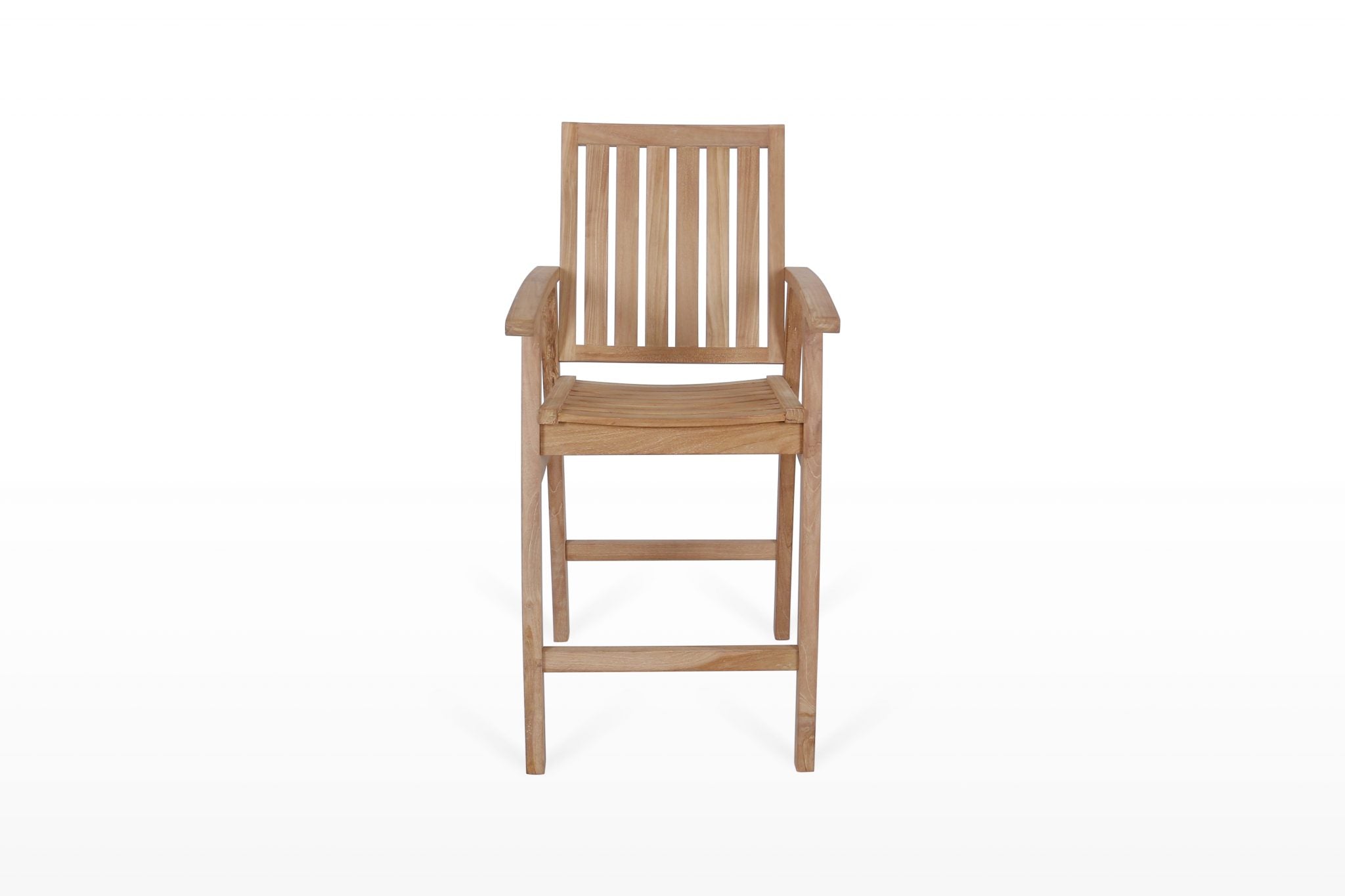 Flinders Teak Timber Bar Chair image 1