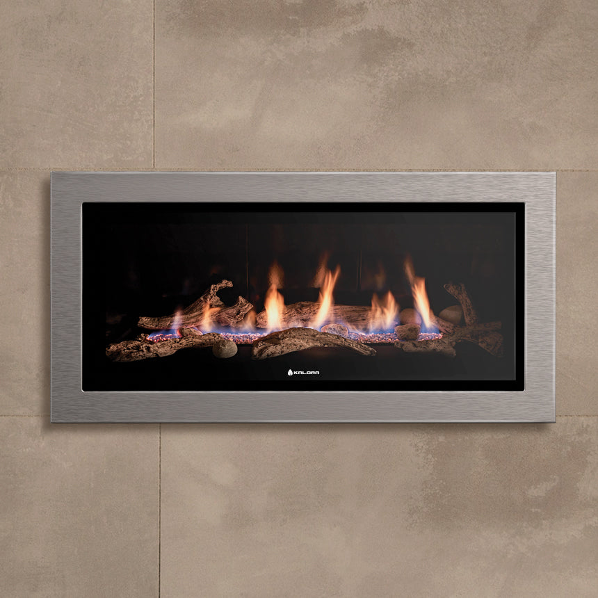 Kalora Sorrento Gas Heater - Black Facia (Fluing Additional) image 0