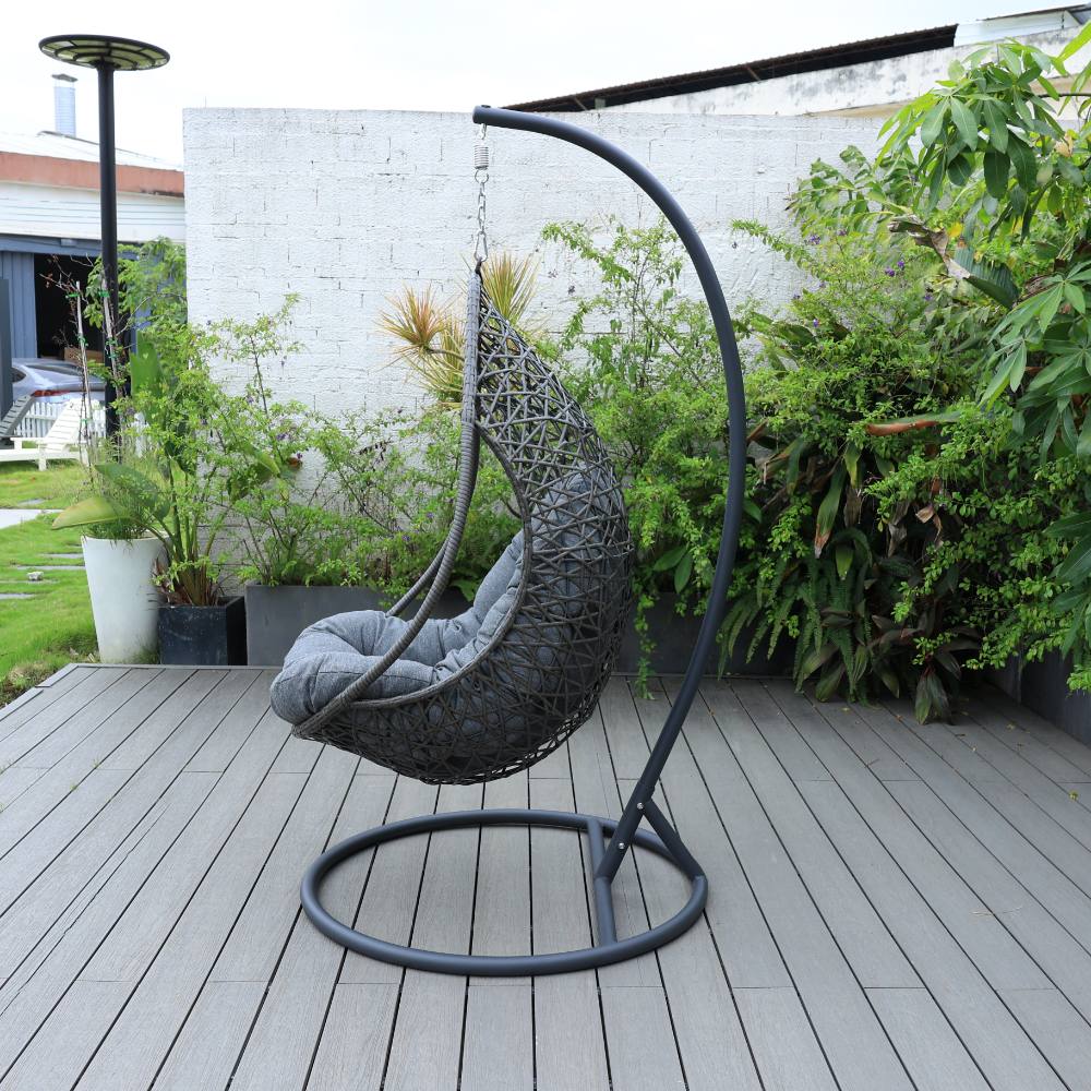 Bondi Swinging Chair - Gunmetal image 2