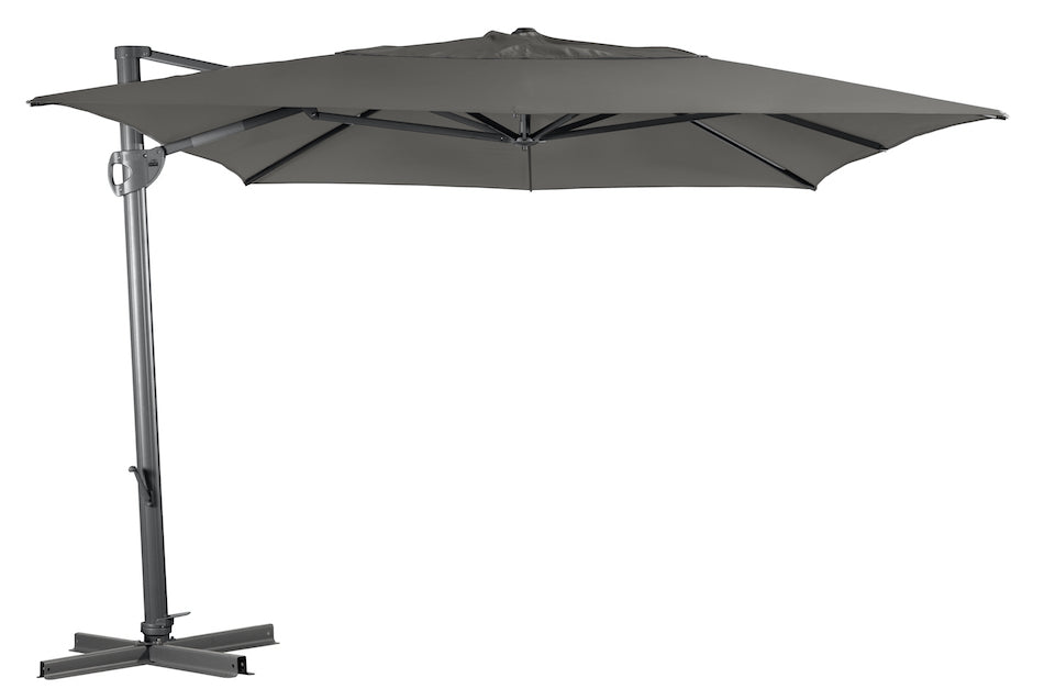 Savannah 380 Octagonal Cantilever Umbrella - Charcoal Canopy image 1