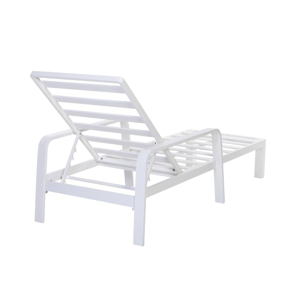 Bondi Sun Lounge with Cushion - White image 26
