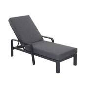 Bondi Sun Lounge with Cushion - Gunmetal image 0