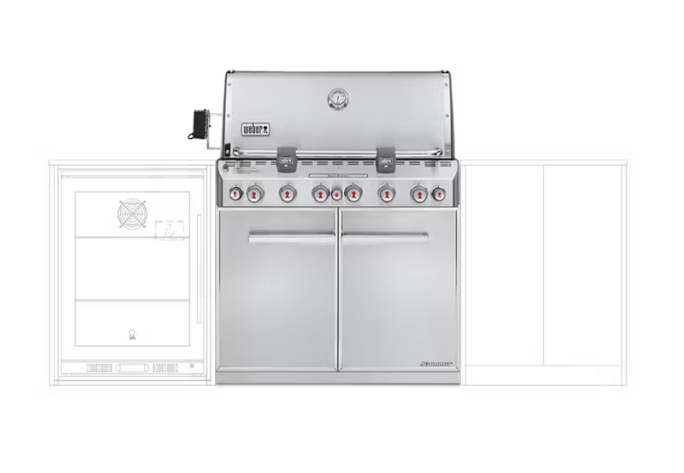 Weber Summit S-660 Built-In Gas BBQ - Stainless Steel (LPG) image 1