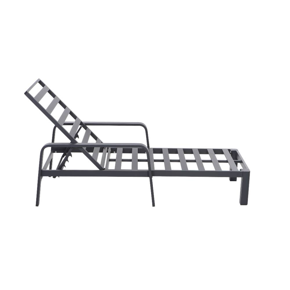 Bondi Sun Lounge with Cushion - Gunmetal image 31