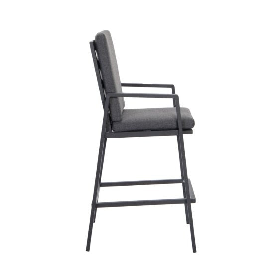 Bondi Bar Chair - Gunmetal image 4