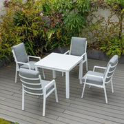 Bondi Highback 5-Piece Dining - White image 0
