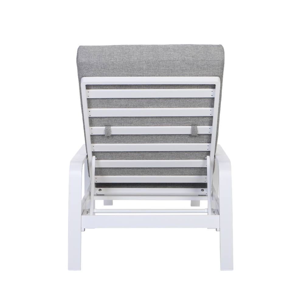 Bondi Sun Lounge with Cushion - White image 24