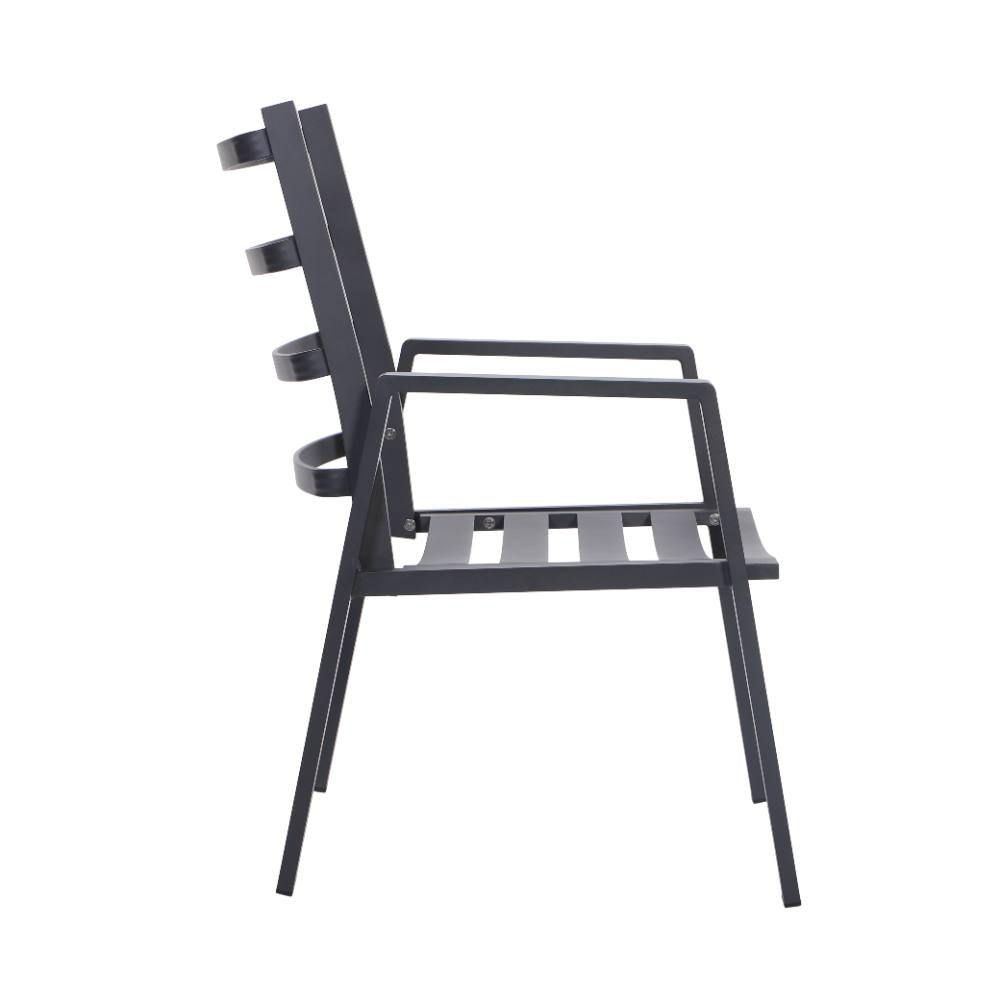 Bondi High Back Dining Chair - Gunmetal image 7