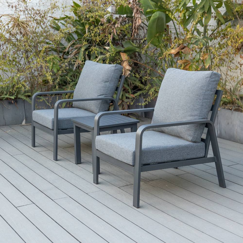 Bondi 3 Piece Lounge - Gunmetal image 14